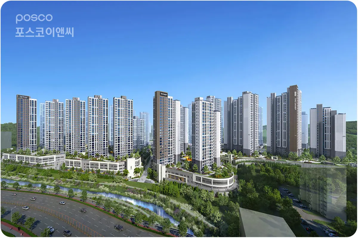 검단 더샵 레이크파크 조감도